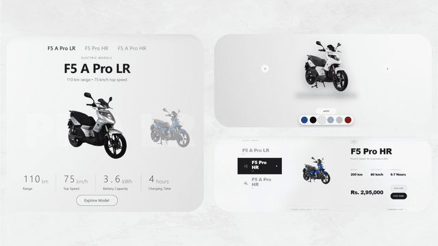 FD Motors - Landing Page with CMS